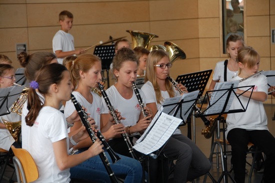 Jugendorchester beim Auftritt